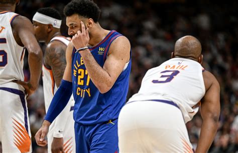 Keeler: Chris Paul got dirty. Kevin Durant moped. Devin Booker sulked. It’s official: Jamal Murray, Nuggets are in Phoenix’s heads now.